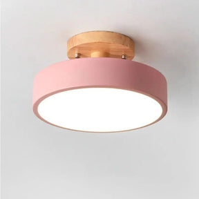 Luminária Led Estilo Nórdico Redondo Plafon de Teto - Ilumine Sua Casa com Design Sofisticado - Minha loja