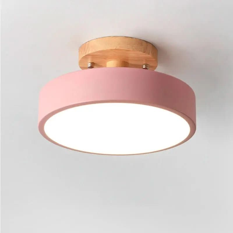 Luminária Led Estilo Nórdico Redondo Plafon de Teto - Ilumine Sua Casa com Design Sofisticado - Minha loja
