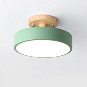 Luminária Led Estilo Nórdico Redondo Plafon de Teto - Ilumine Sua Casa com Design Sofisticado - Minha loja