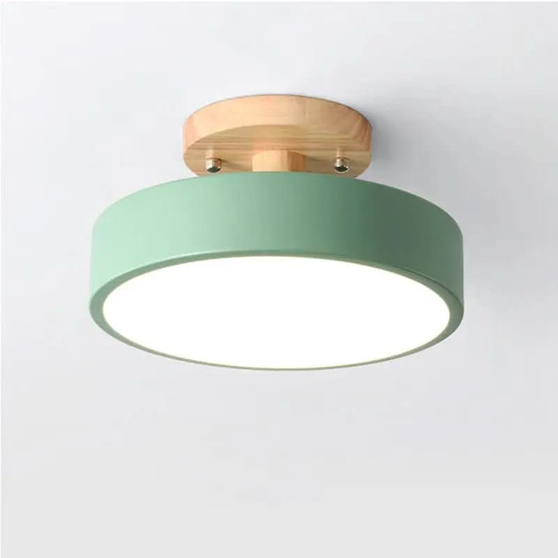 Luminária Led Estilo Nórdico Redondo Plafon de Teto - Ilumine Sua Casa com Design Sofisticado - Minha loja