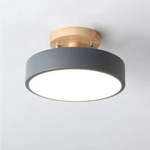 Luminária Led Estilo Nórdico Redondo Plafon de Teto - Ilumine Sua Casa com Design Sofisticado - Minha loja