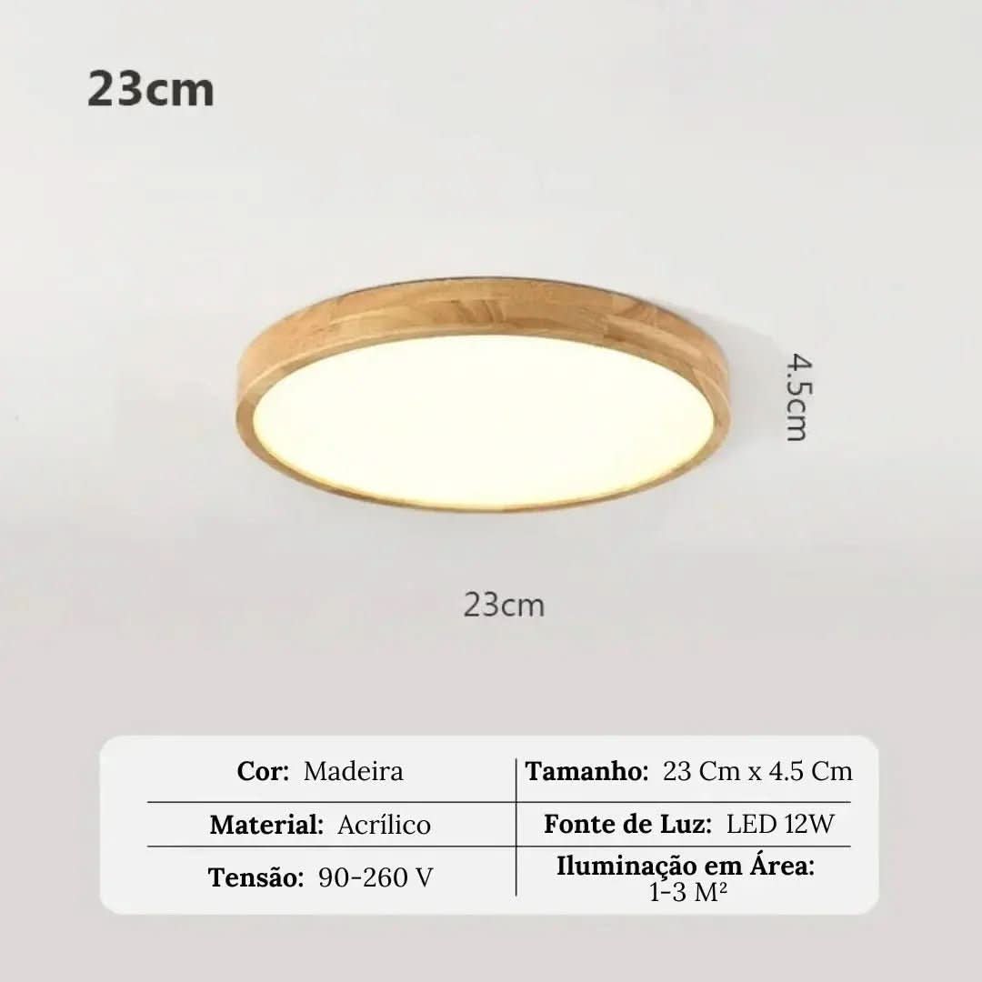 Luminária Led Redondo Moderno Plafon de Teto - Ilumine Seu Ambiente com Elegância - Minha loja