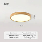 Luminária Led Redondo Moderno Plafon de Teto - Ilumine Seu Ambiente com Elegância - Minha loja