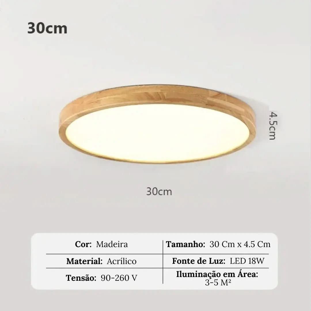 Luminária Led Redondo Moderno Plafon de Teto - Ilumine Seu Ambiente com Elegância - Minha loja