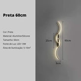 Arandela Onda Dupla de Parede Interna - Ilumine Seu Espaço com Elegância e Estilo - Minha loja