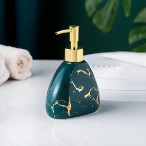 Acessórios Marmorizados Nórdicos para Banheiro - 03 Cores Elegantes para Sua Decoração - Minha loja