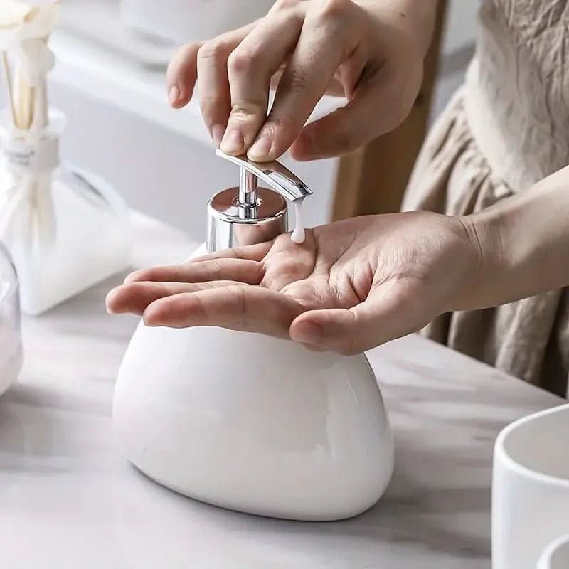 Kit de Acessórios Banheiro Sofisticado 5 Peças - Elegância e Funcionalidade para Seu Banheiro - Minha loja