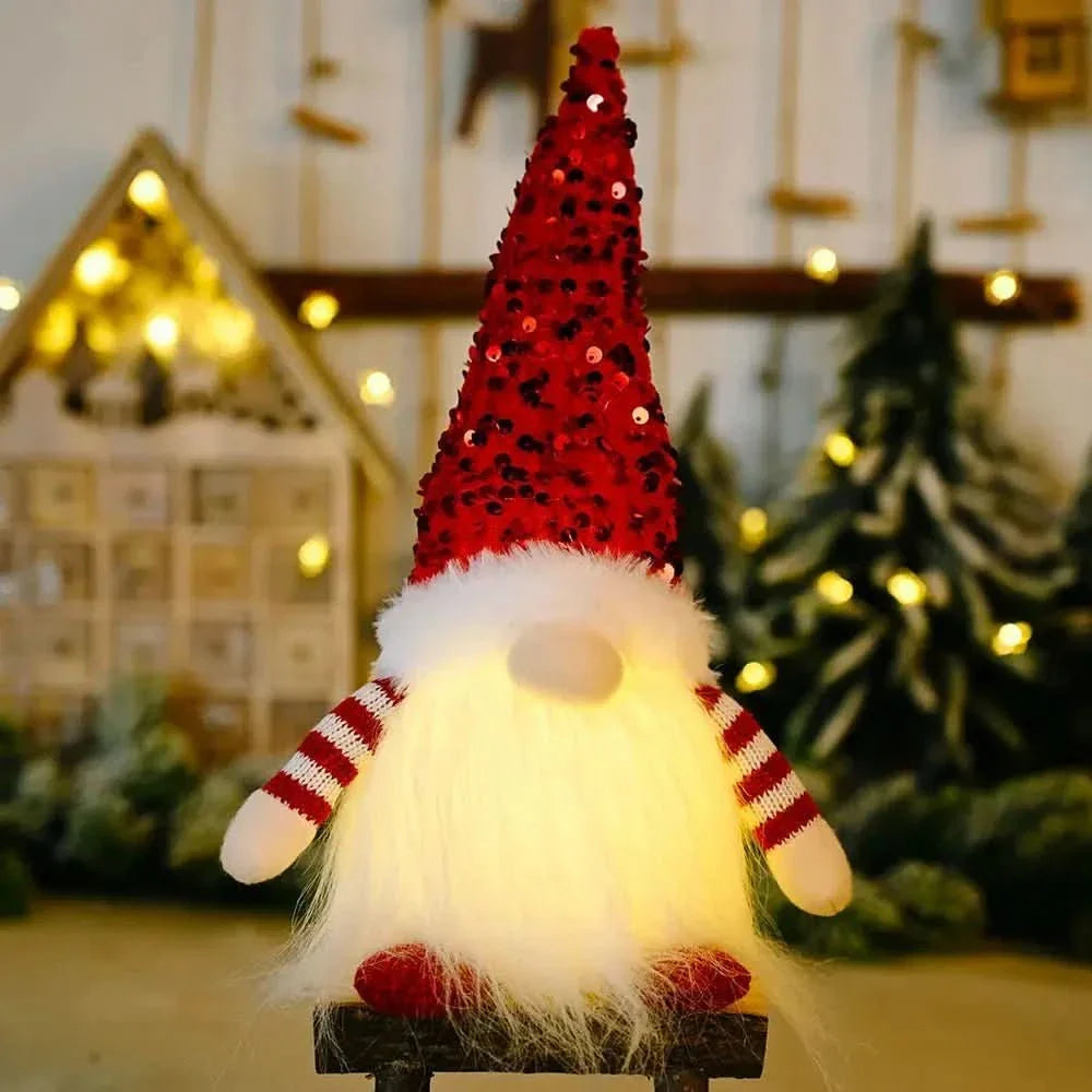 Decoração Natalina Elfos Luminosos Natal Decoração - Minha loja