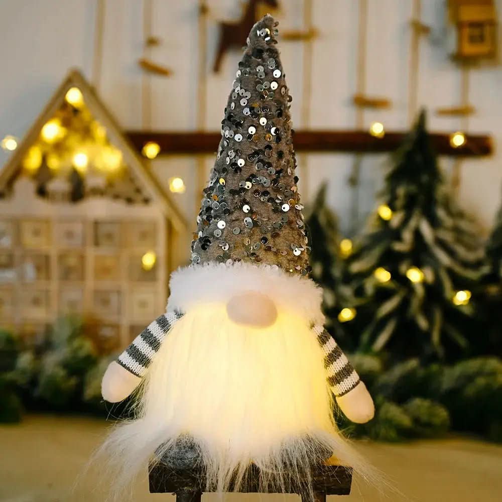 Decoração Natalina Elfos Luminosos Natal Decoração - Minha loja