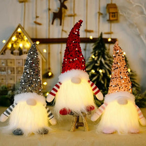 Decoração Natalina Elfos Luminosos Natal Decoração - Minha loja