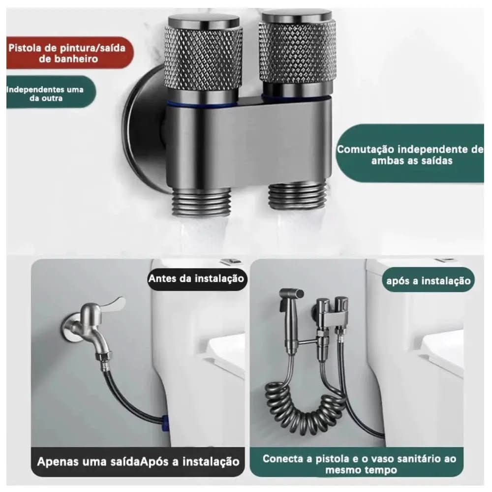 Ducha Higiênica para Banheiro - Praticidade e Conforto para Seu Banheiro - Minha loja