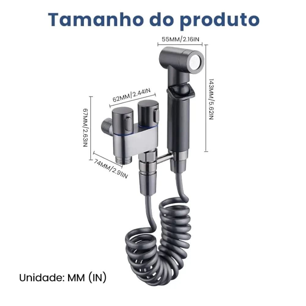 Ducha Higiênica para Banheiro - Praticidade e Conforto para Seu Banheiro - Minha loja
