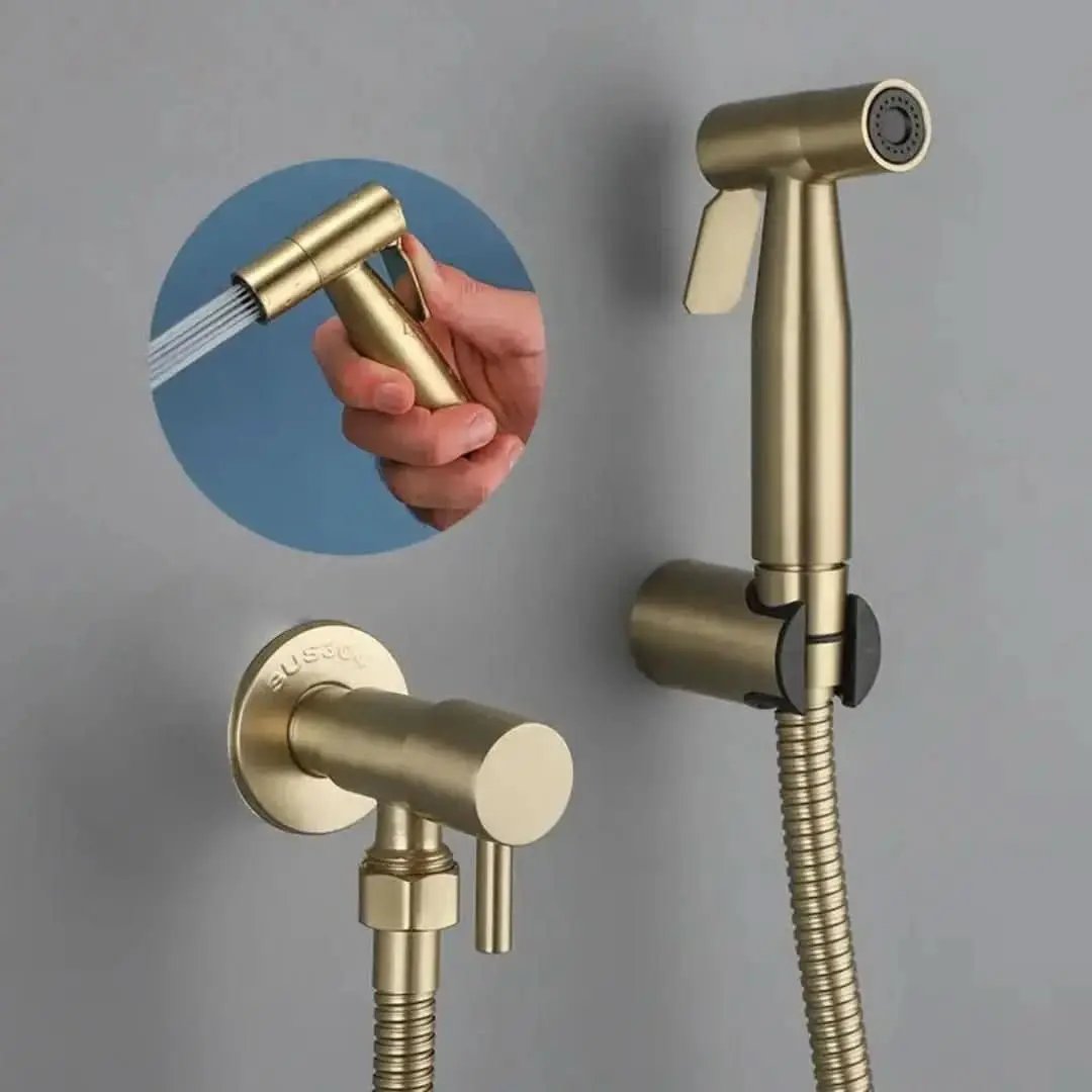 Luxuriöse goldene Hygienedusche für das Badezimmer – Eleganz und Komfort für Ihr Badezimmer – Mein Shop