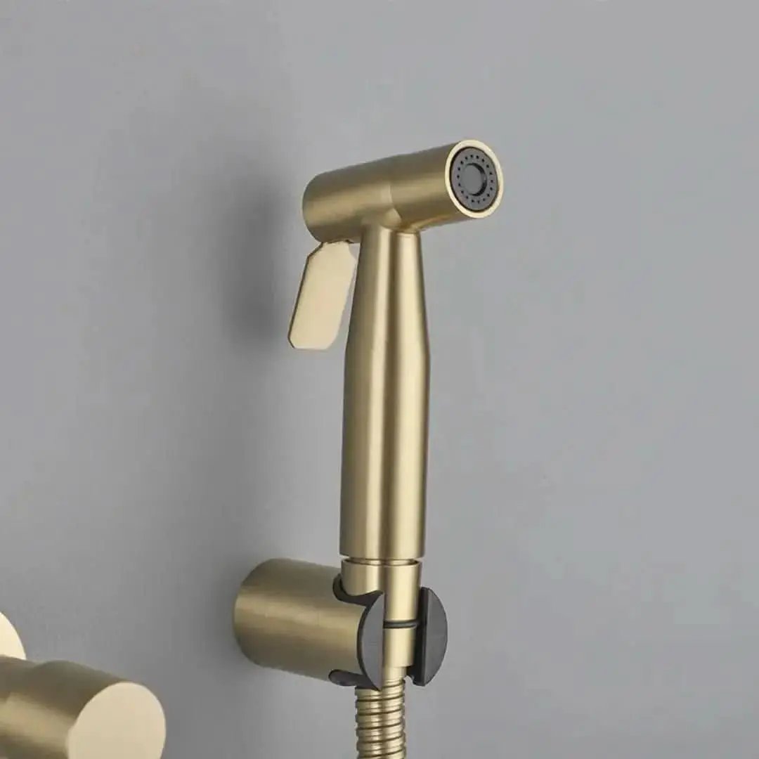Luxuriöse goldene Hygienedusche für das Badezimmer – Eleganz und Komfort für Ihr Badezimmer – Mein Shop