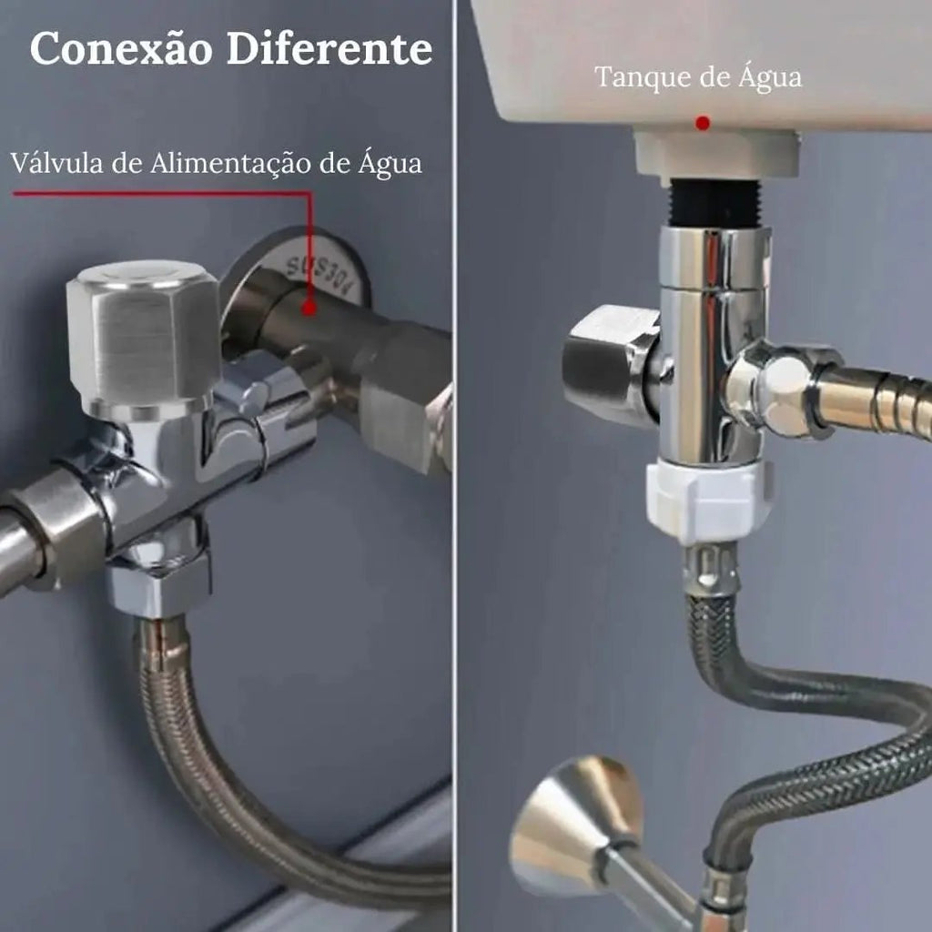 Hygienische Dusche für Badezimmer, Chrommodell – Mein Shop