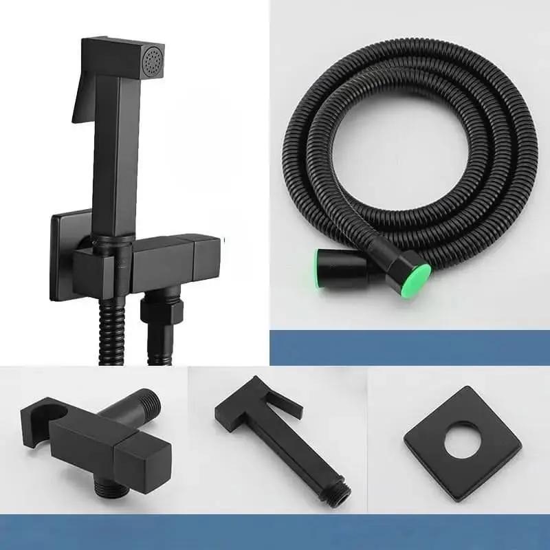 Hygienische Dusche für goldenes Badezimmer – Raffinesse und Funktionalität – Mein Shop