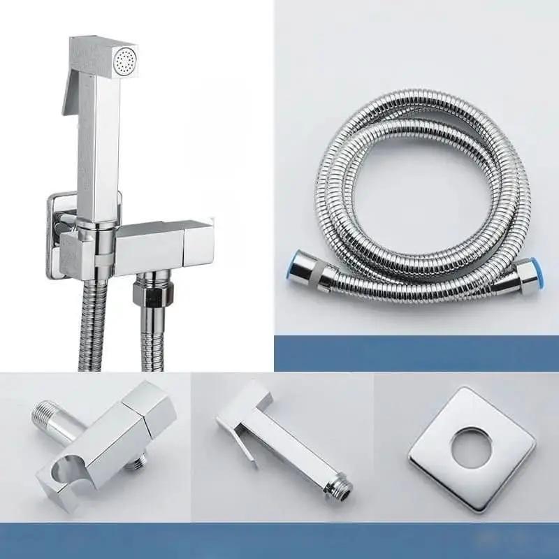 Hygienische Dusche für goldenes Badezimmer – Raffinesse und Funktionalität – Mein Shop