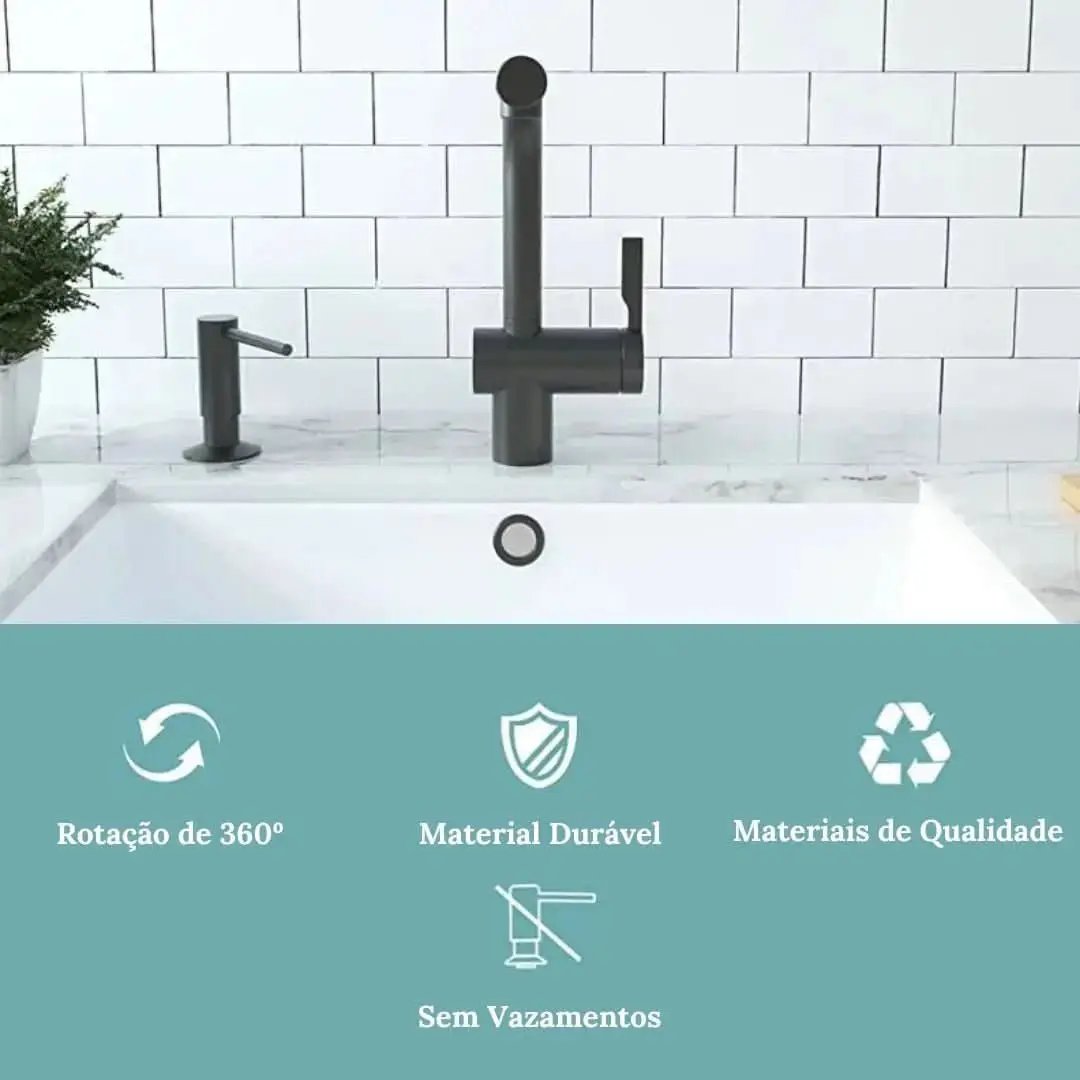 Spülbeckenspender aus gebürstetem Stahl – Mein Shop