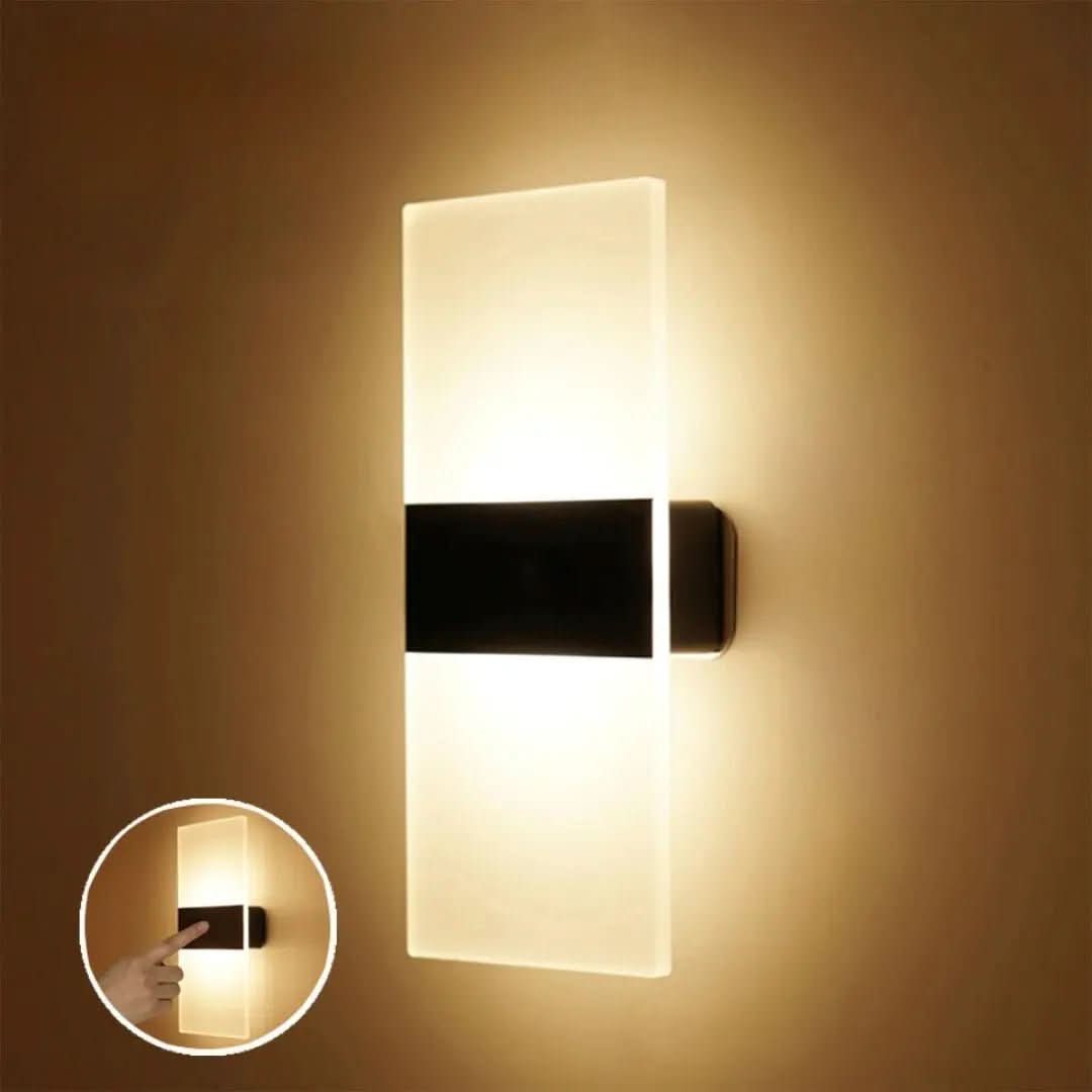 Arandela De Parede Transparente Com Sensor De Movimento – Segurança e Modernidade - Minha loja
