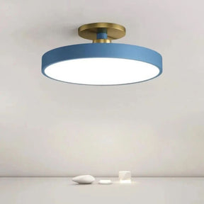 Plafon De Led Redondo Sobrepor Modelo Nórdico – Iluminação Moderna e Eficiente - Minha loja