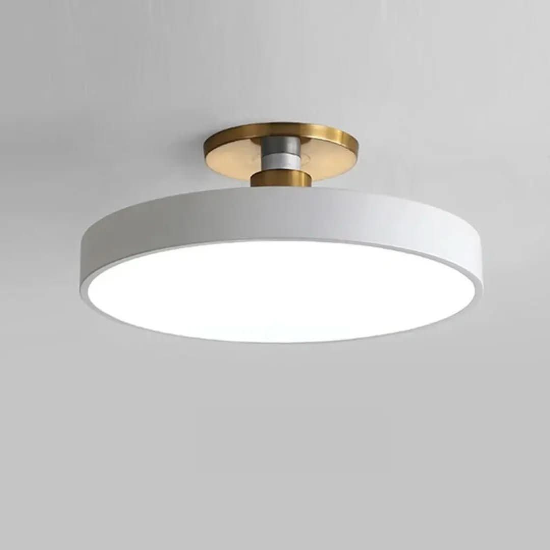 Plafon De Led Redondo Sobrepor Modelo Nórdico – Iluminação Moderna e Eficiente - Minha loja