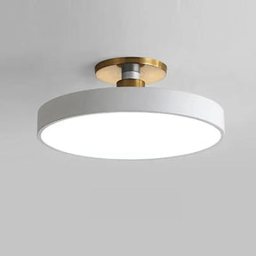 Plafon De Led Redondo Sobrepor Modelo Nórdico – Iluminação Moderna e Eficiente - Minha loja