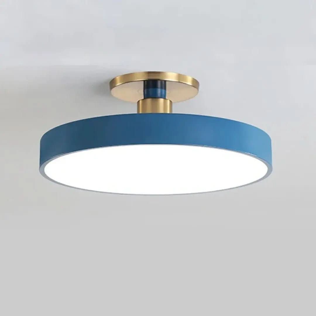 Plafon De Led Redondo Sobrepor Modelo Nórdico – Iluminação Moderna e Eficiente - Minha loja