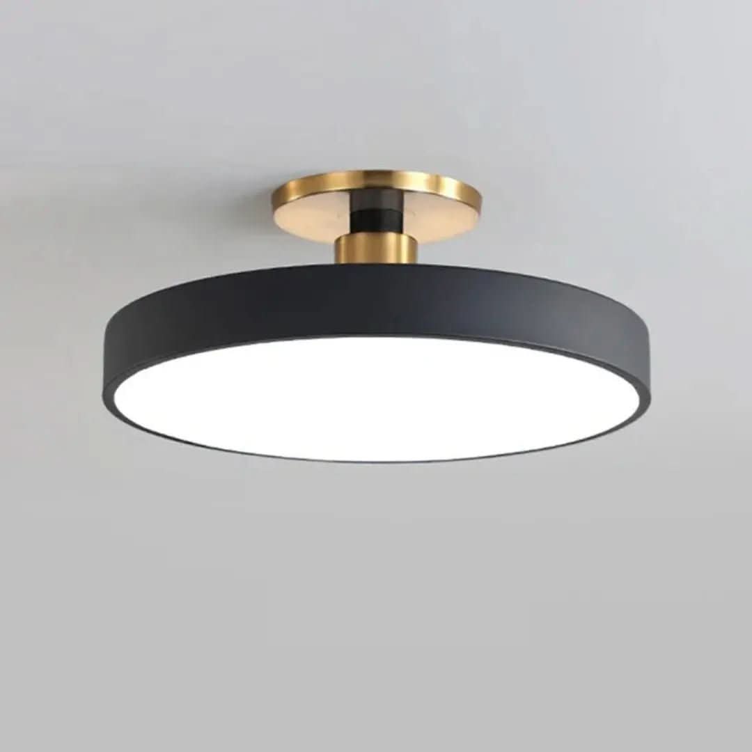 Plafon De Led Redondo Sobrepor Modelo Nórdico – Iluminação Moderna e Eficiente - Minha loja