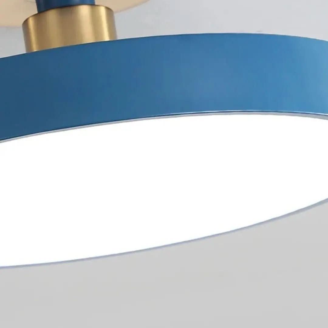 Plafon De Led Redondo Sobrepor Modelo Nórdico – Iluminação Moderna e Eficiente - Minha loja