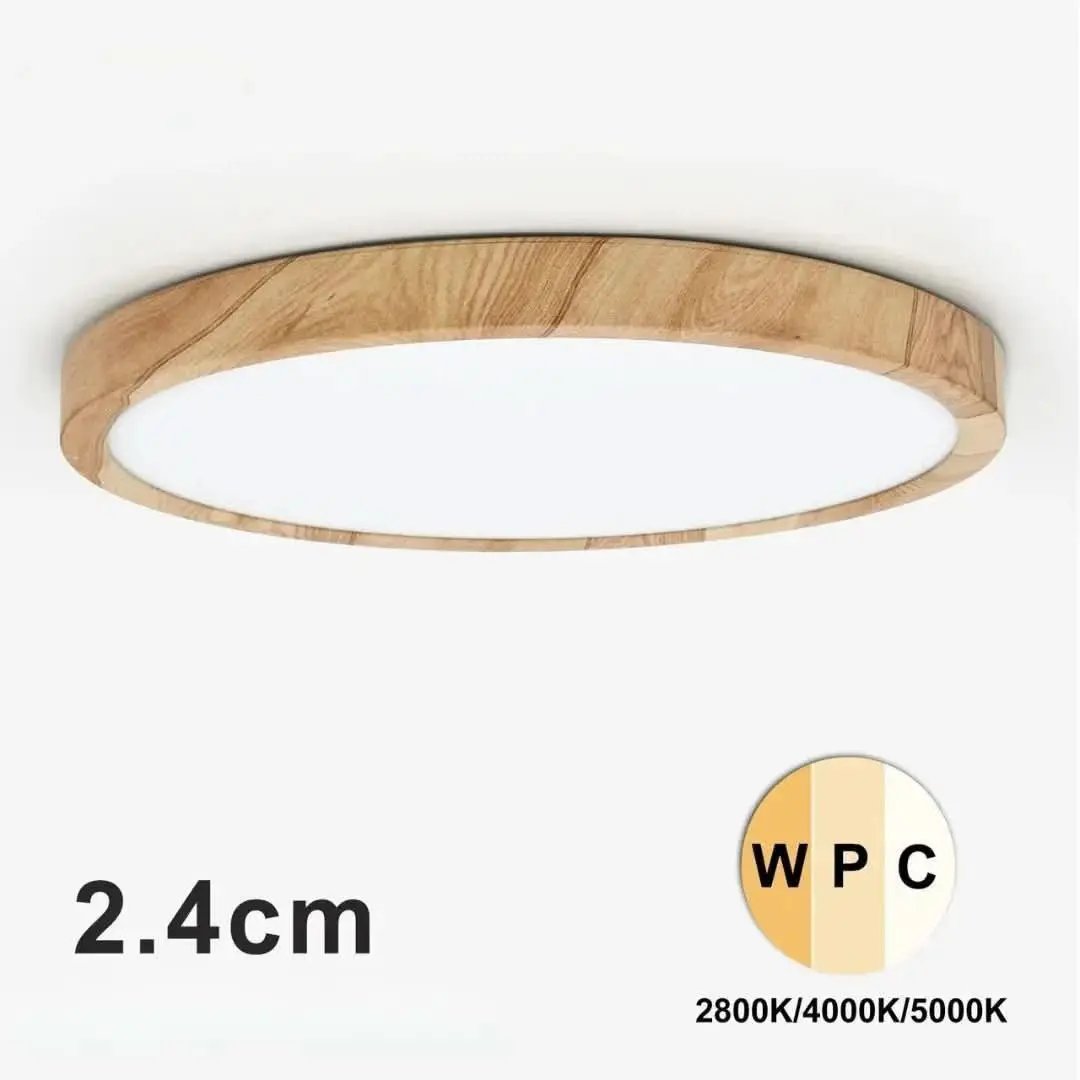 Overlay-LED-Deckenleuchte im Woody-Stil – Mein Shop