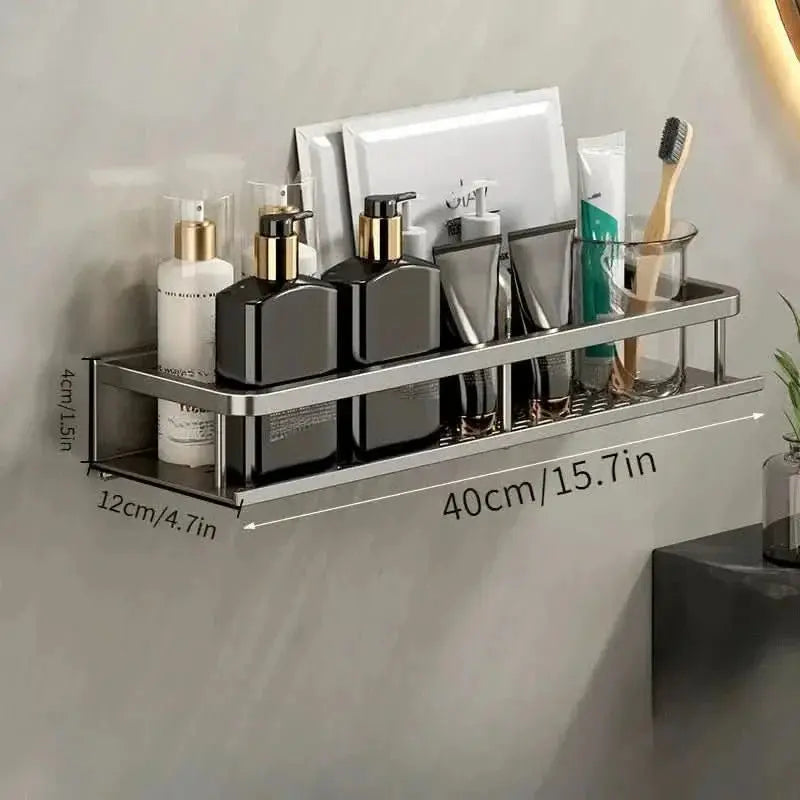 Aluminium-Badregal-Organizer, Artikelhalter – Organisation und Praktikabilität – Mein Shop