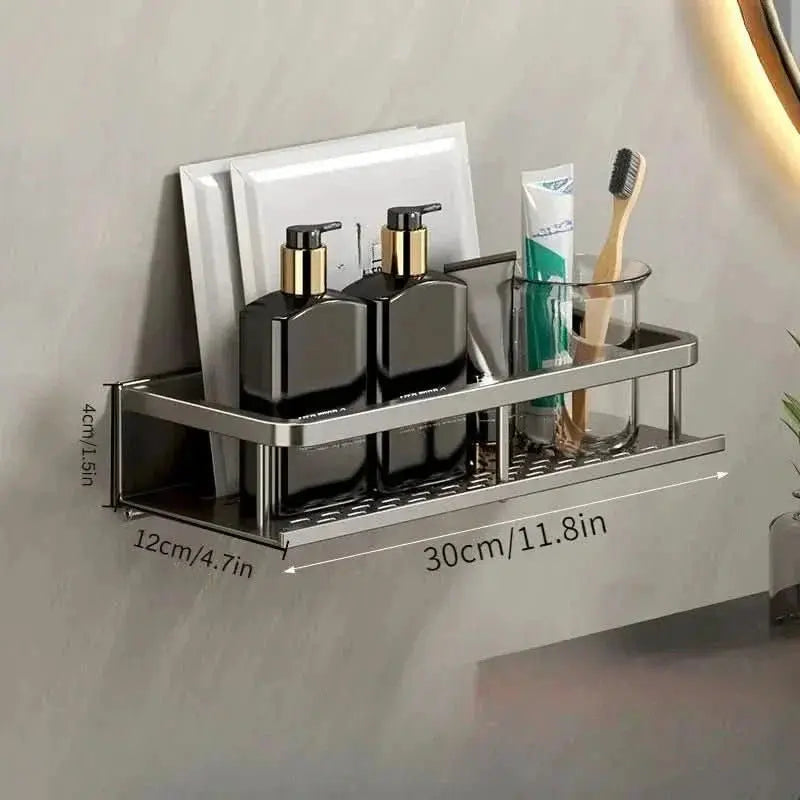 Aluminium-Badregal-Organizer, Artikelhalter – Organisation und Praktikabilität – Mein Shop