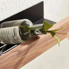 Prateleira Para Banheiro Madeira Maciça Punch-Free - Minha loja