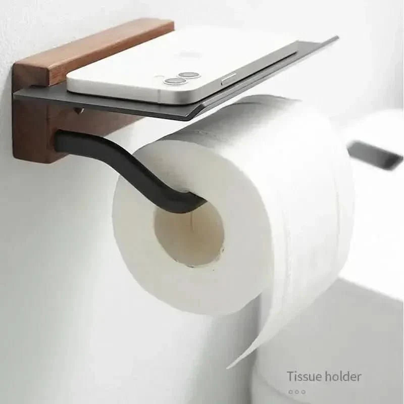 Suporte para Papel Higiênico Modelo Genova - Praticidade e Estilo para Seu Banheiro - Minha loja