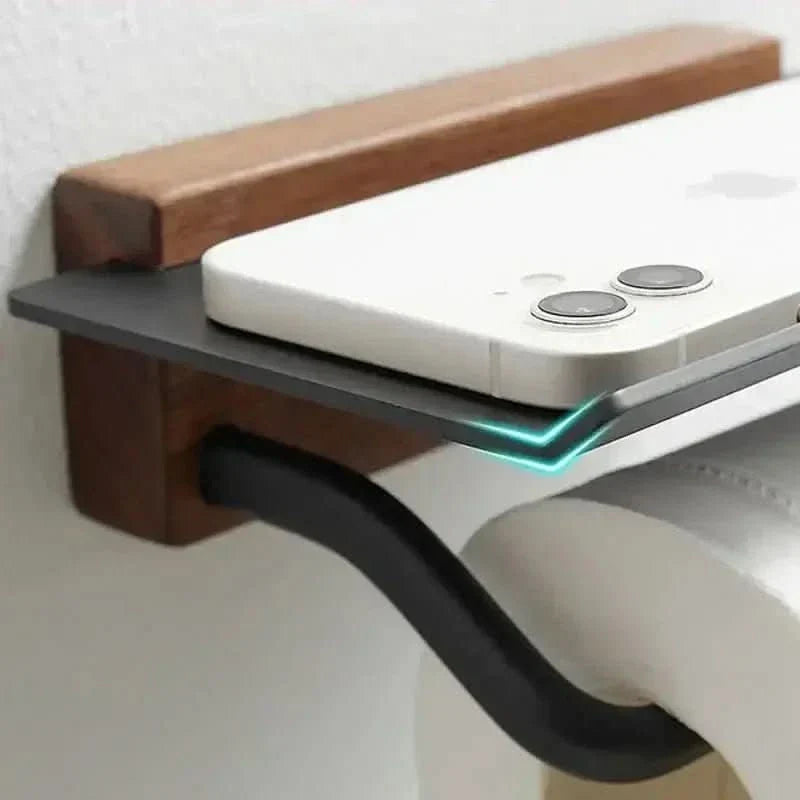 Suporte para Papel Higiênico Modelo Genova - Praticidade e Estilo para Seu Banheiro - Minha loja