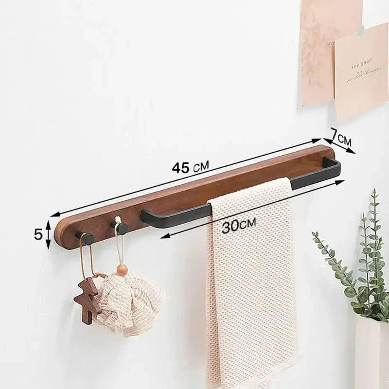 Porta Toalha para Banheiro Estilo Rústico - Elegância e Funcionalidade para Seu Banheiro - Minha loja