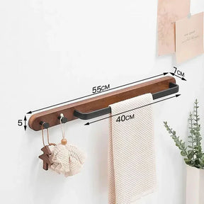 Porta Toalha para Banheiro Estilo Rústico - Elegância e Funcionalidade para Seu Banheiro - Minha loja