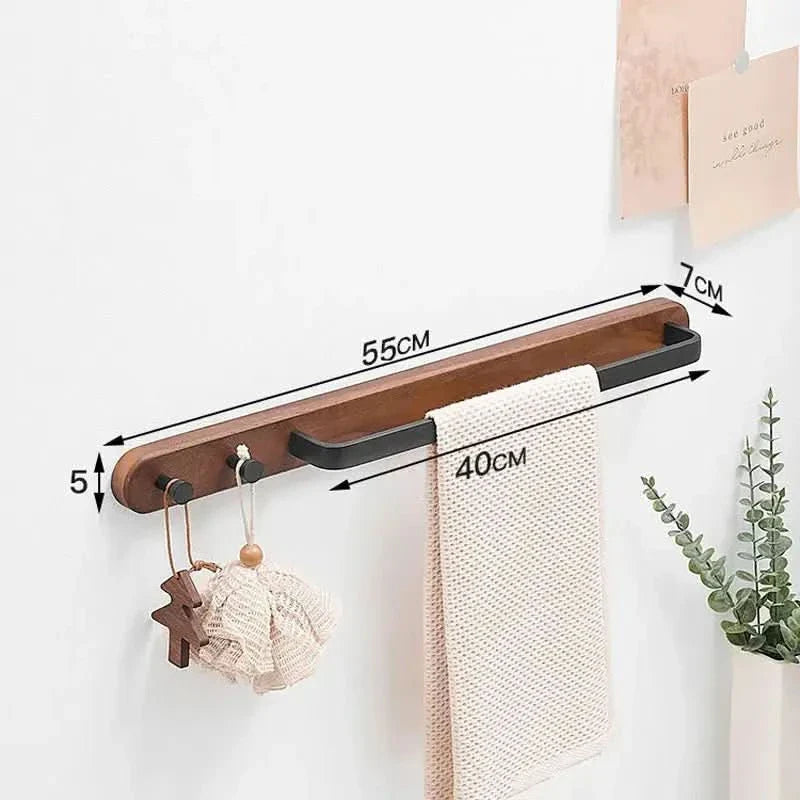 Porta Toalha para Banheiro Estilo Rústico - Elegância e Funcionalidade para Seu Banheiro - Minha loja