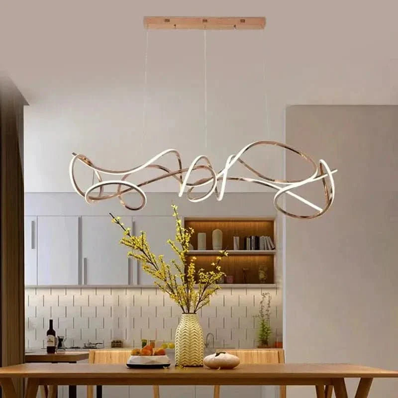 Lustre Moderno Pendente Para Sala De Jantar - Minha loja
