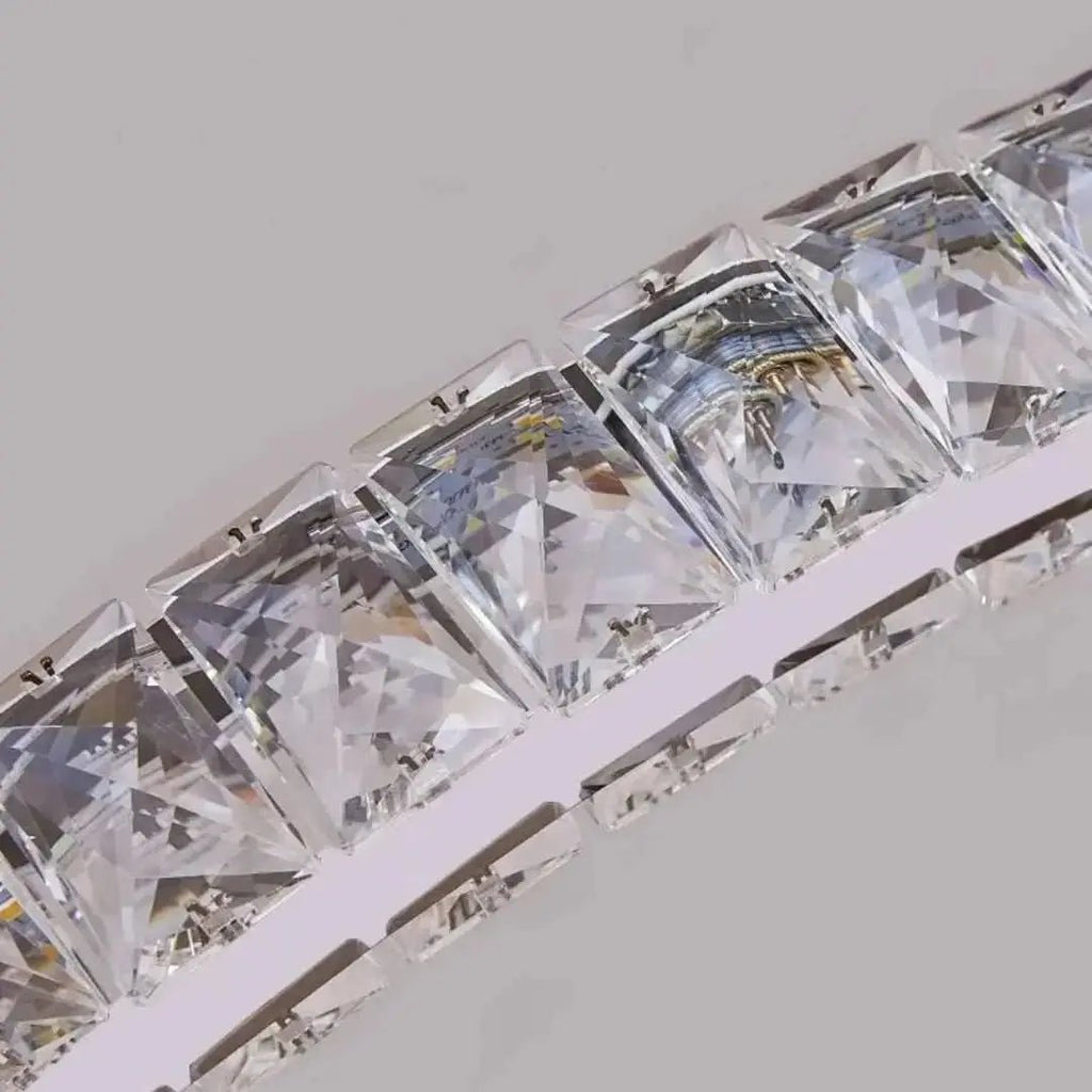 Moderner runder Kristall-Kronleuchter für das Esszimmer – Mein Shop