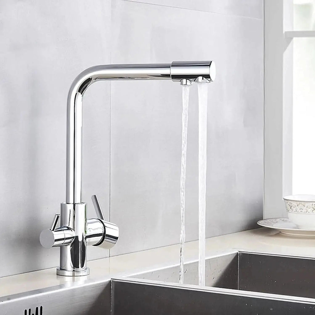 Gourmet-Küchenarmatur mit Filter, drehbares Modell mit doppelter Steuerung – Mein Shop