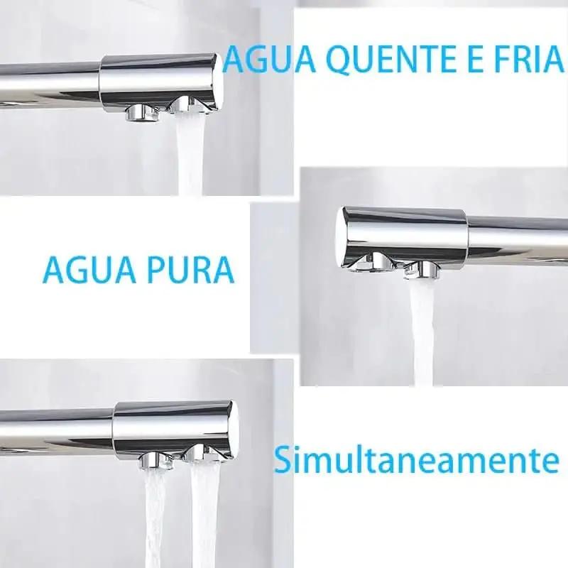 Gourmet-Küchenarmatur mit Filter, drehbares Modell mit doppelter Steuerung – Mein Shop