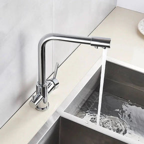 Torneira Gourmet Para Cozinha Com Filtro Modelo Duplo Comando Modelo Giratória - Minha loja