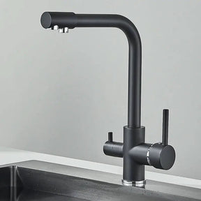 Torneira Gourmet Para Cozinha Com Filtro Modelo Duplo Comando Modelo Giratória - Minha loja
