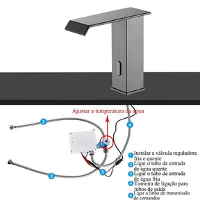 Torneira Elétrica Para Banheiro Com Sensor Touch Modelo Arion - Minha loja