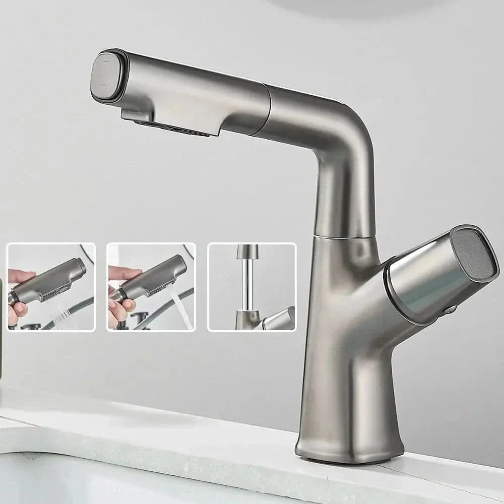Torneira Gourmet Monocomando Para Banheiro Extensível Angel - Minha loja