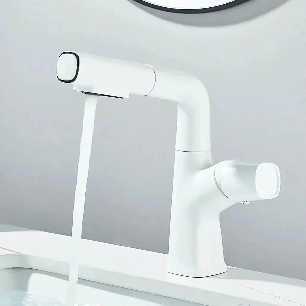 Angel Gourmet Ausziehbarer Einhebel-Badezimmerhahn – Mein Shop