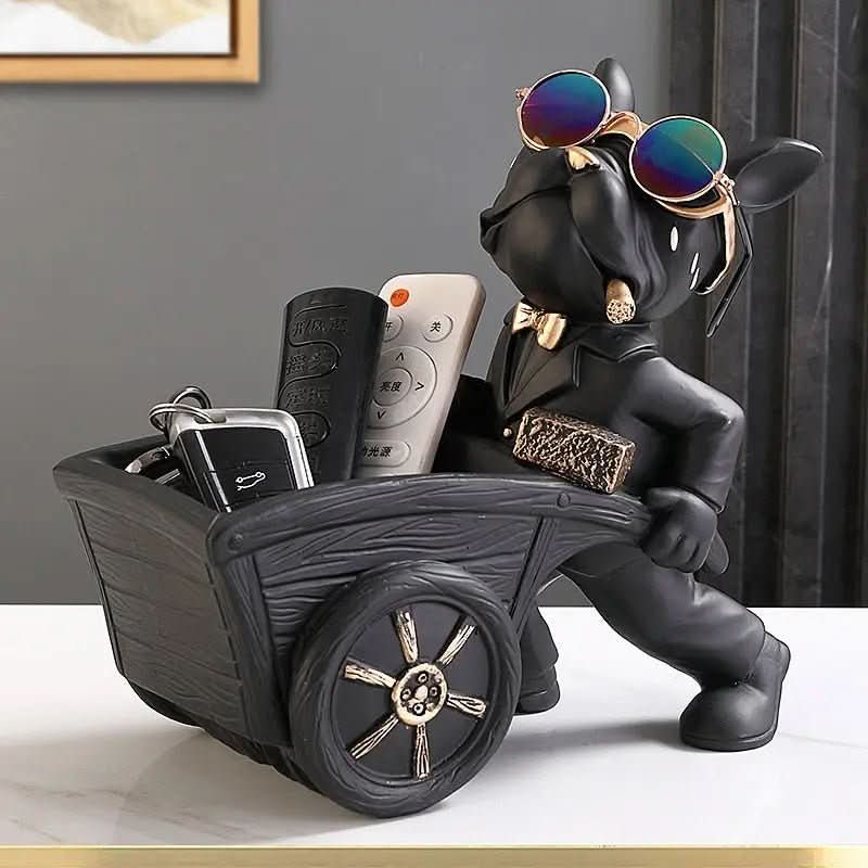 Escultura Decorativa Bulldog Francês Decorativo - Minha loja