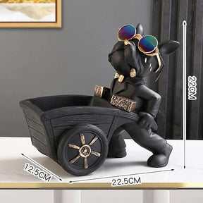 Escultura Decorativa Bulldog Francês Decorativo - Minha loja