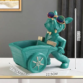 Escultura Decorativa Bulldog Francês Decorativo - Minha loja